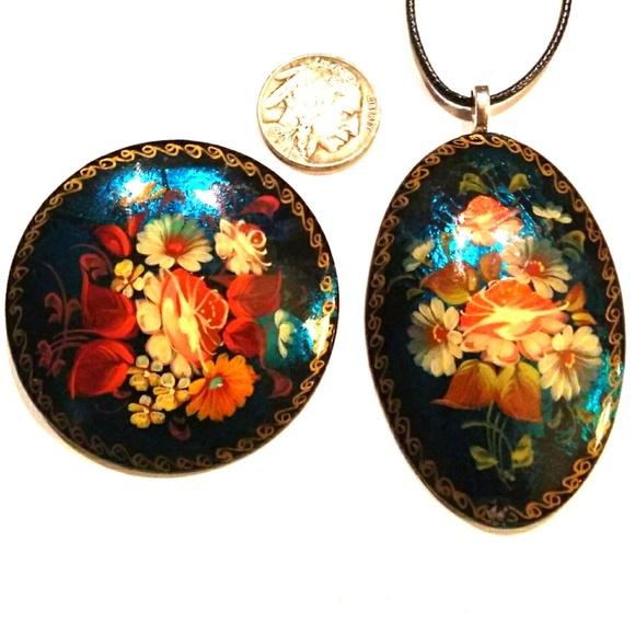 ⏳SALE *RARE Russian Lacquered Hand-Painted VINTAGE - Picture 7 of 8